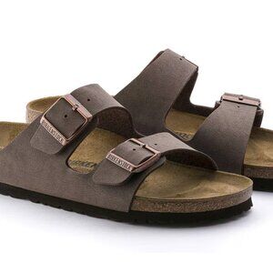 Birkenstock Mocha Arizona Birkibuc - Size 7